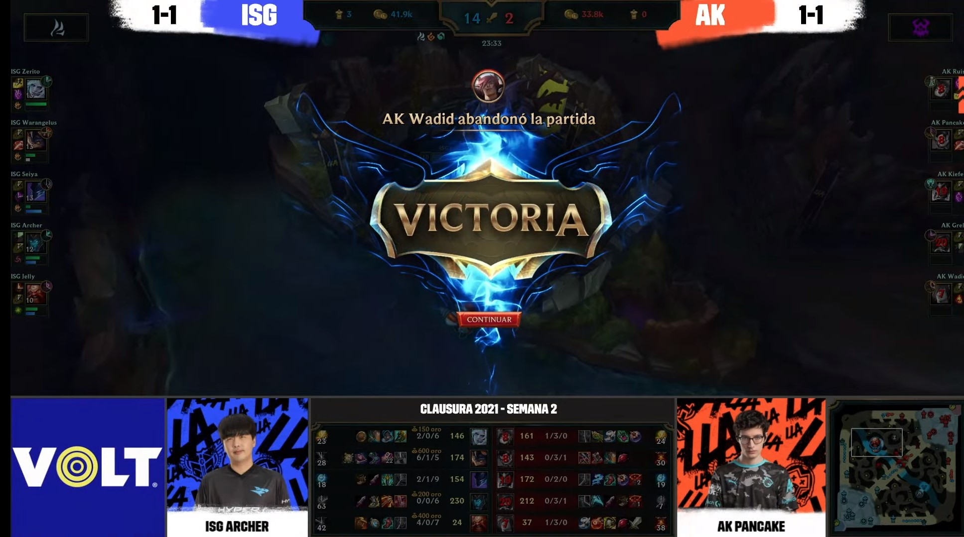 LoL: Problemas com internet fazem a All Knights dar Surrender na LLA