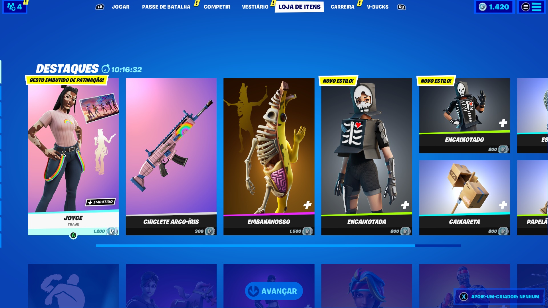 Loja do Fortnite: como comprar skins e outros itens