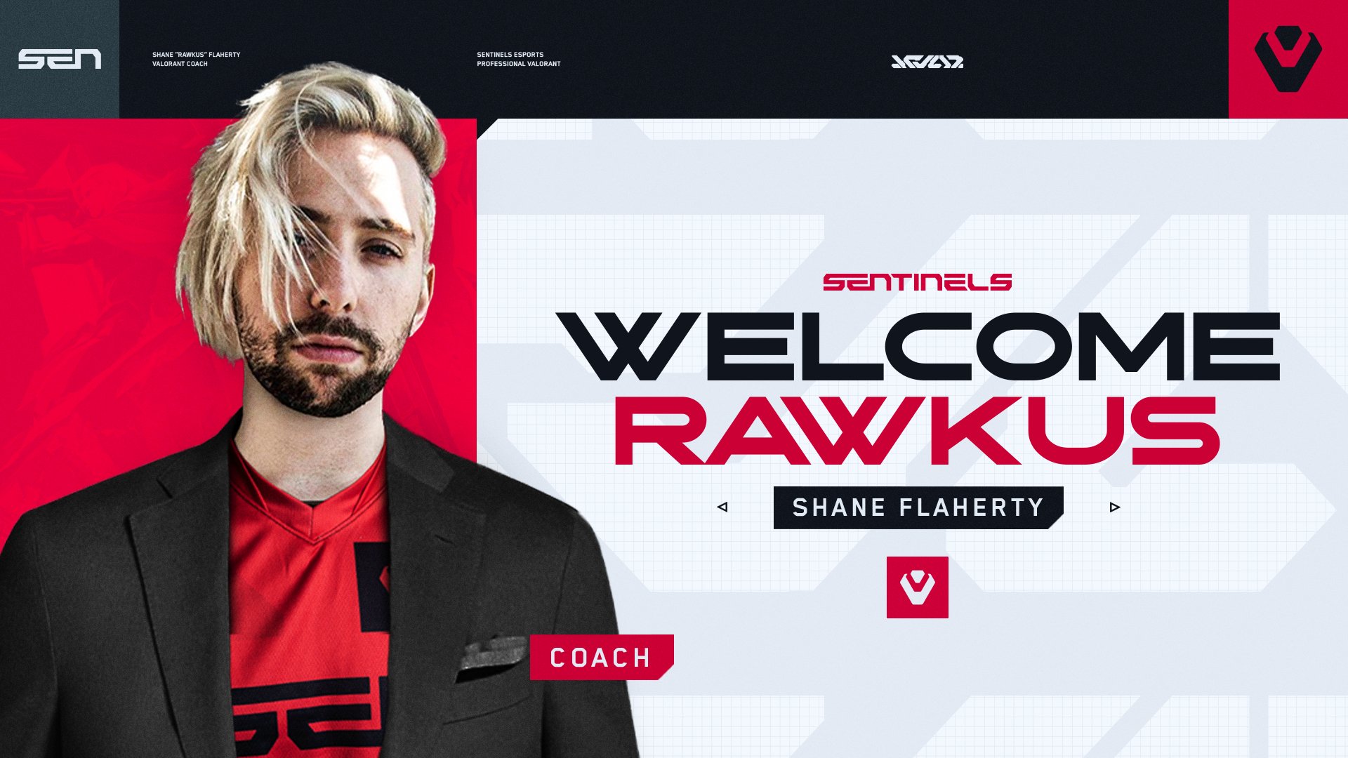 VALORANT: Campeão da Copa do Mundo de Overwatch, Rawkus é o novo técnico da Sentinels
