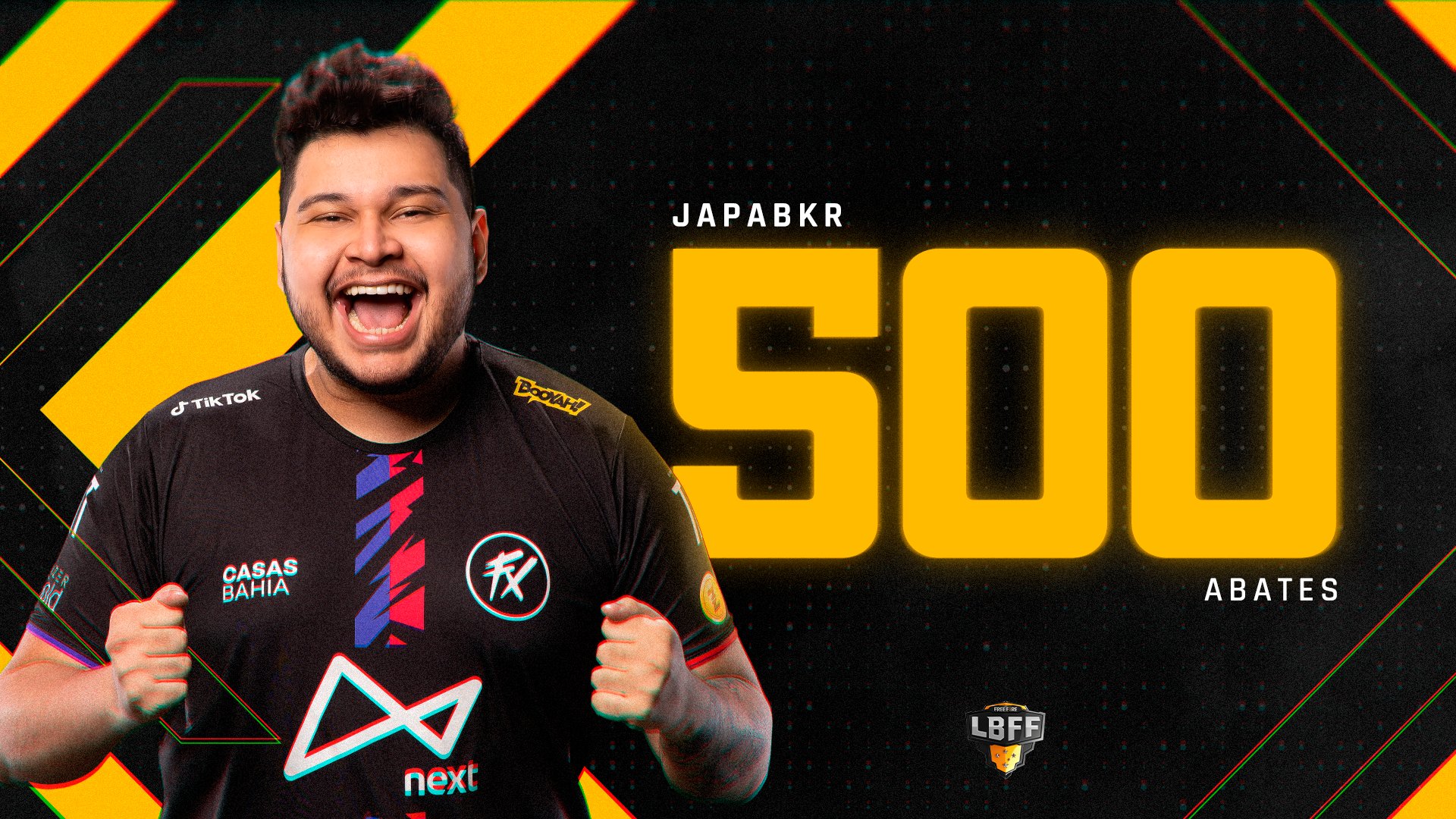 Free Fire: JapaBKR é o primeiro a alcançar 500 eliminações na LBFF