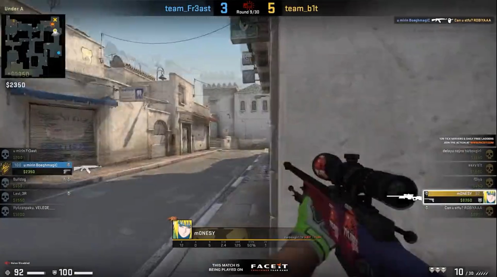 CS:GO: m0NESY faz Flick com No Scope tão insano que fãs não entendem nada