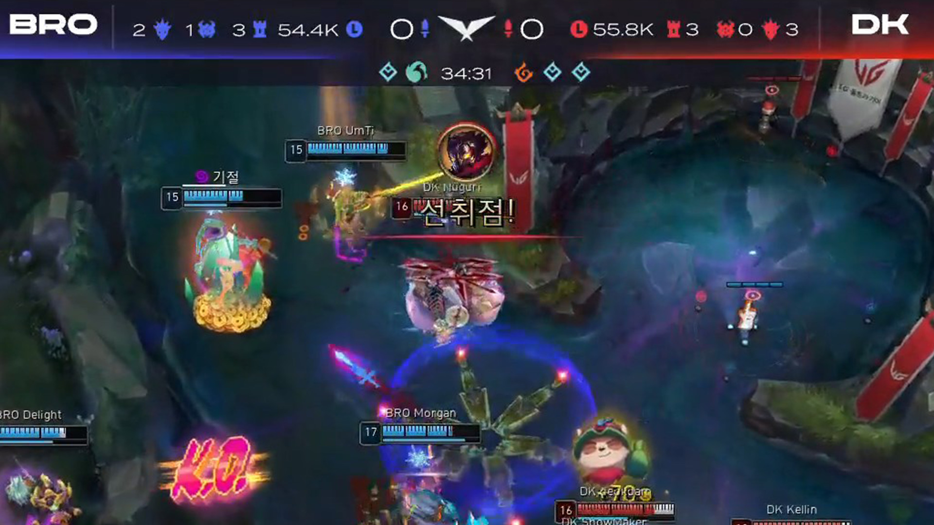 LCK 2022: First Blood em jogo da DAMWON sai apenas aos 34 minutos