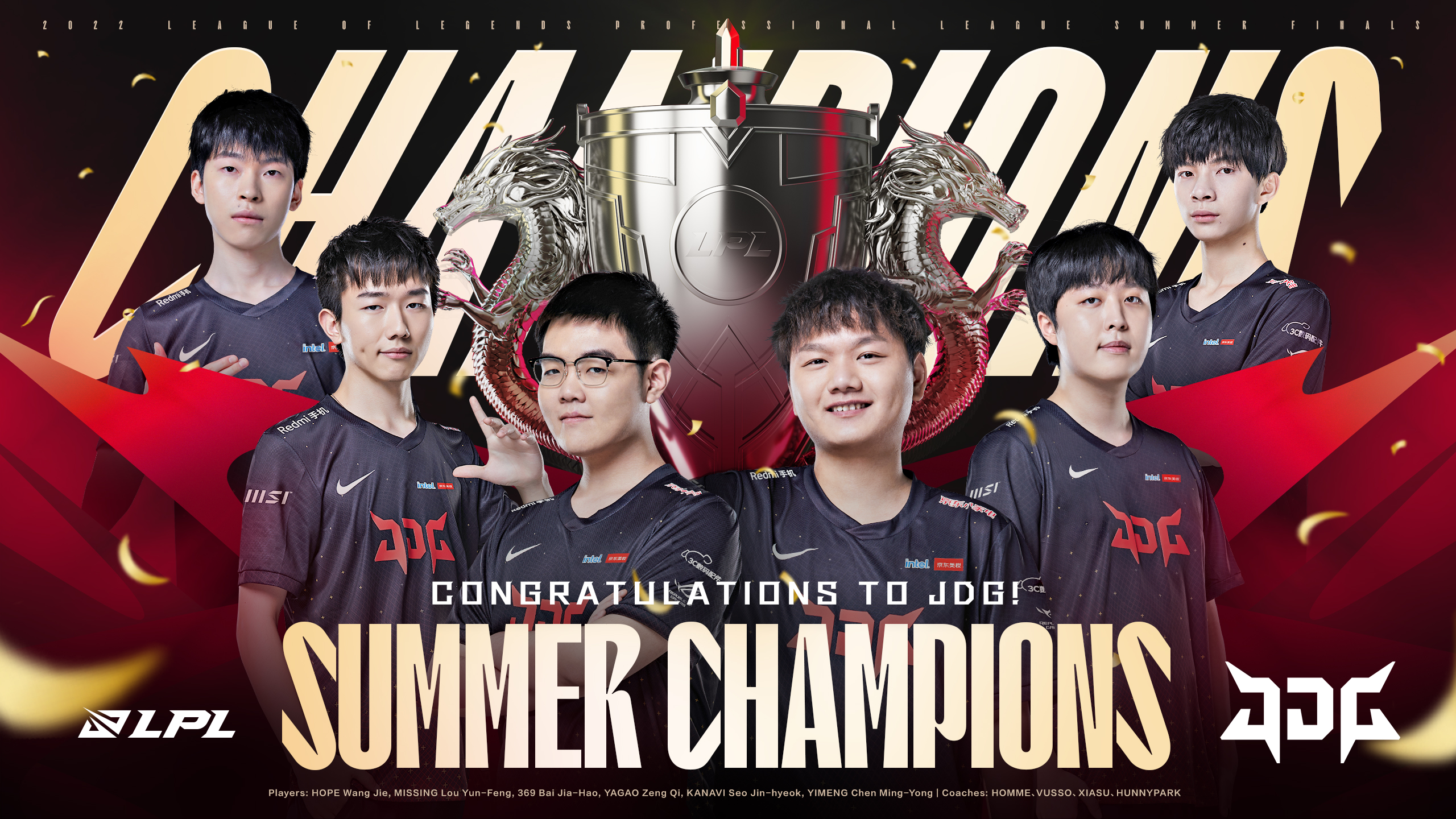 LPL 2022: JD Gaming vence a Top Esports e conquista o título