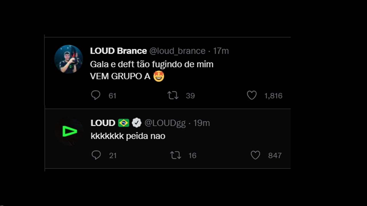 Worlds 2022: Veja a reação dos jogadores da LOUD ao sorteio