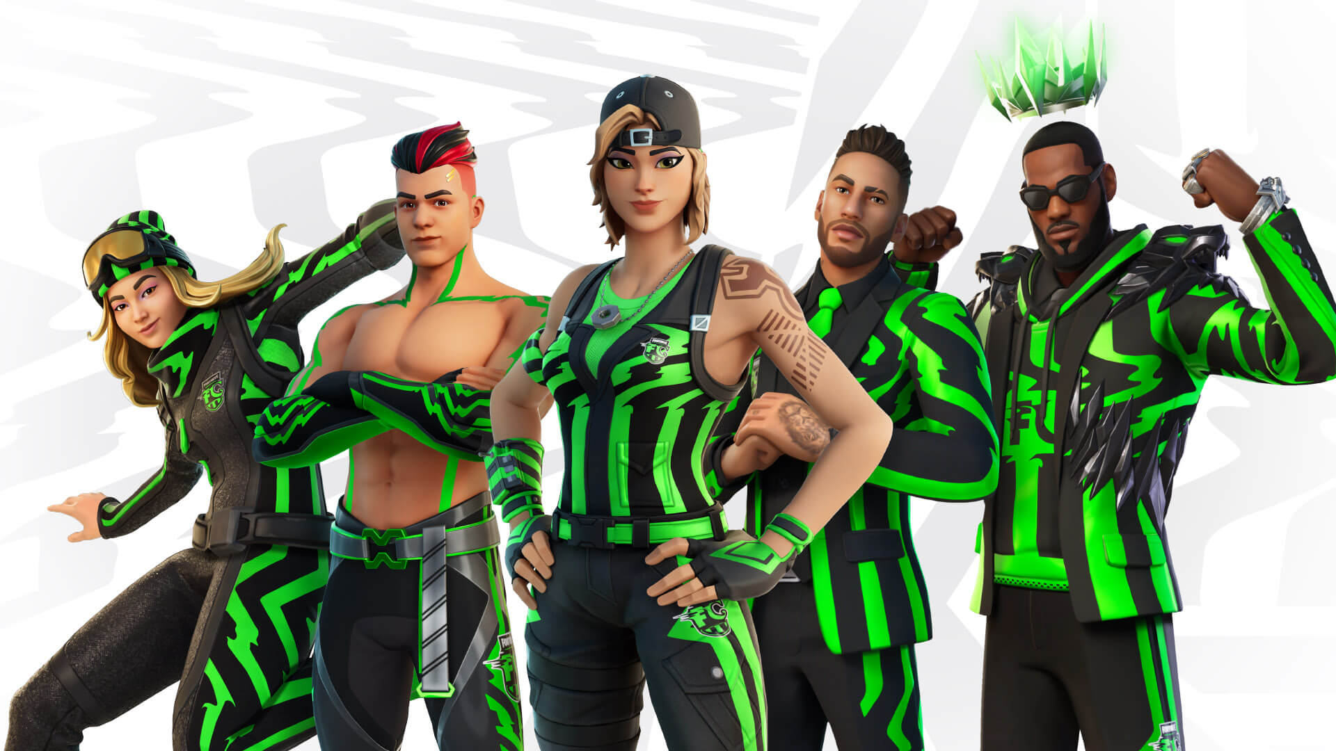 Fortnite Futebol Clube apresenta novas skins de Neymar, LeBron e mais