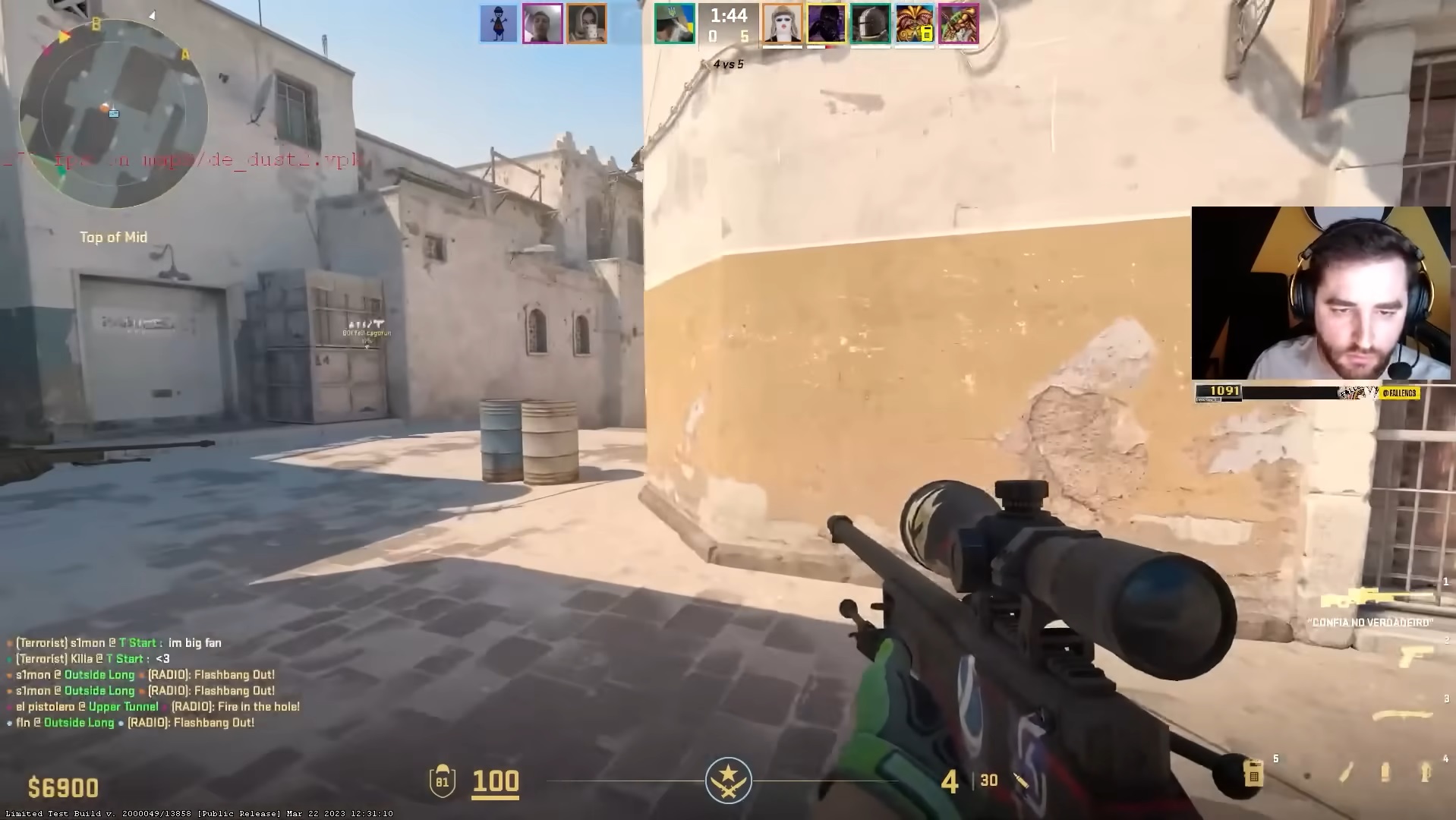 CS 2: Assista ao primeiro jogo do FalleN no Counter-Strike 2