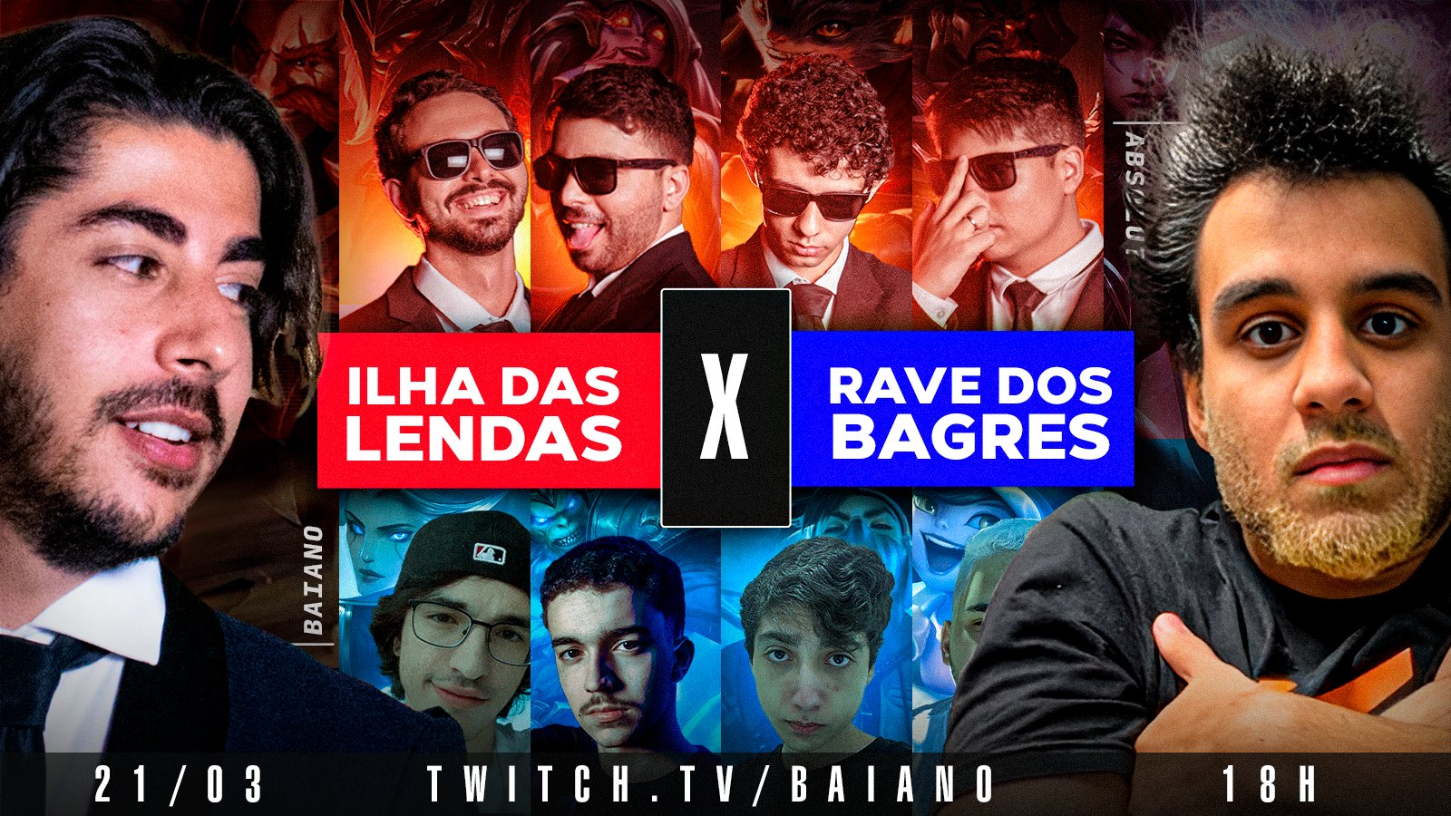 LoL: Time do Ilha das Lendas fará showmatch contra time do Absolut