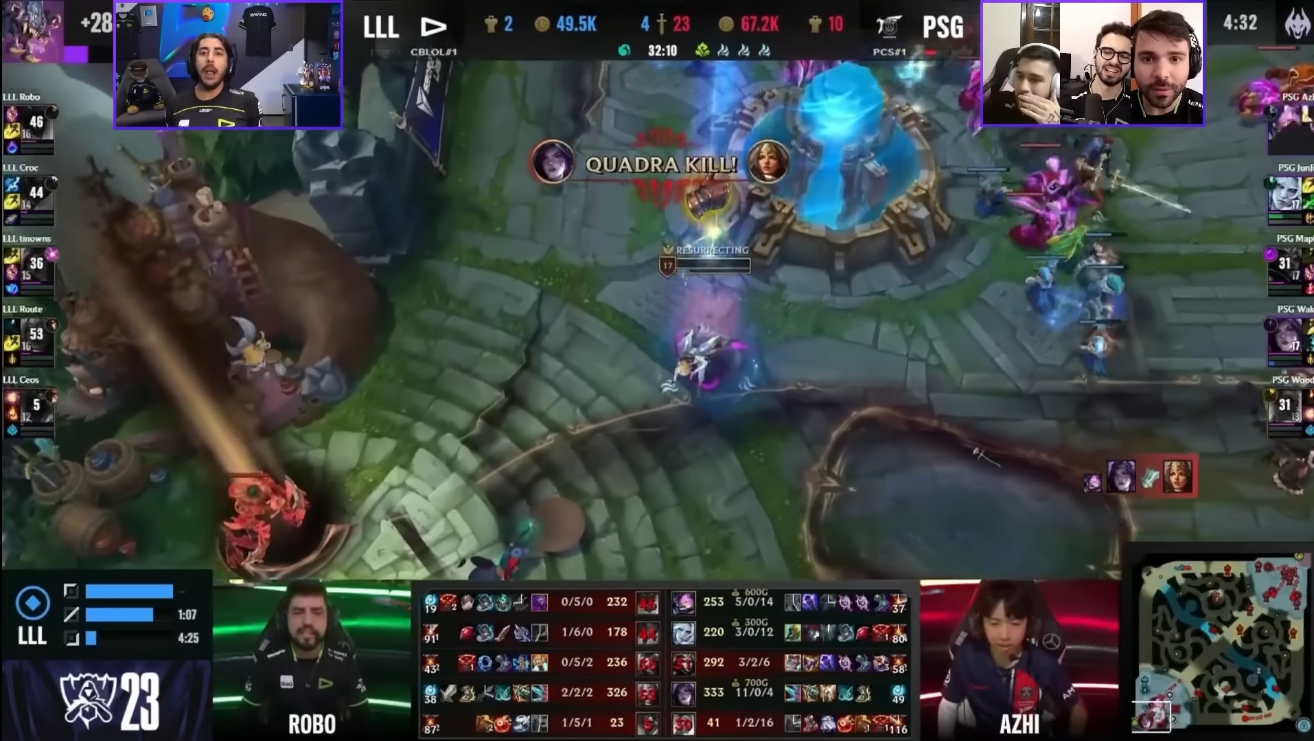 Worlds 2023: Baiano é co-streamer mais assistido do mundo na Fase de Entrada