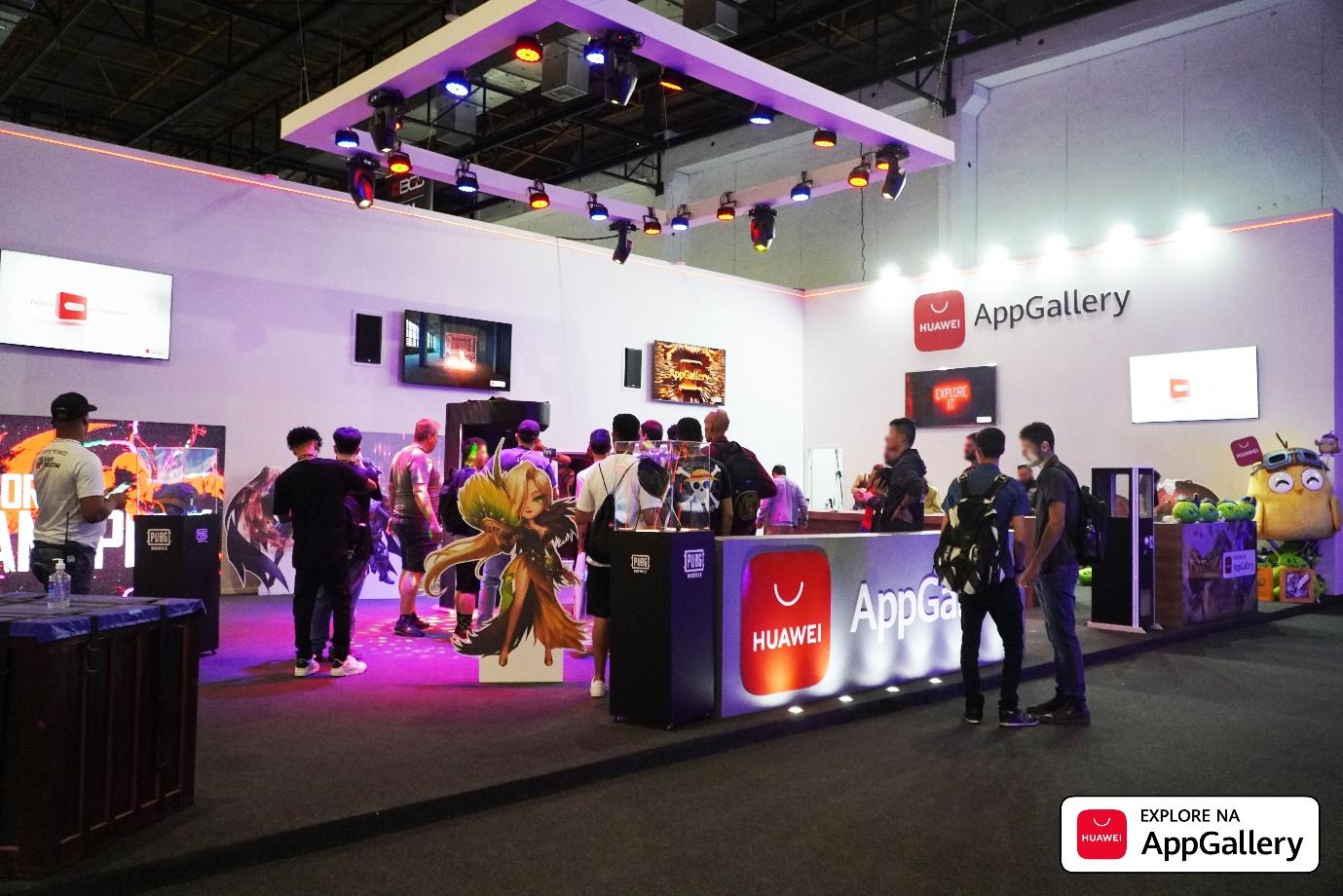 HUAWEI AppGallery é sucesso na BGS com atividades, influenciadores e prêmios exclusivos