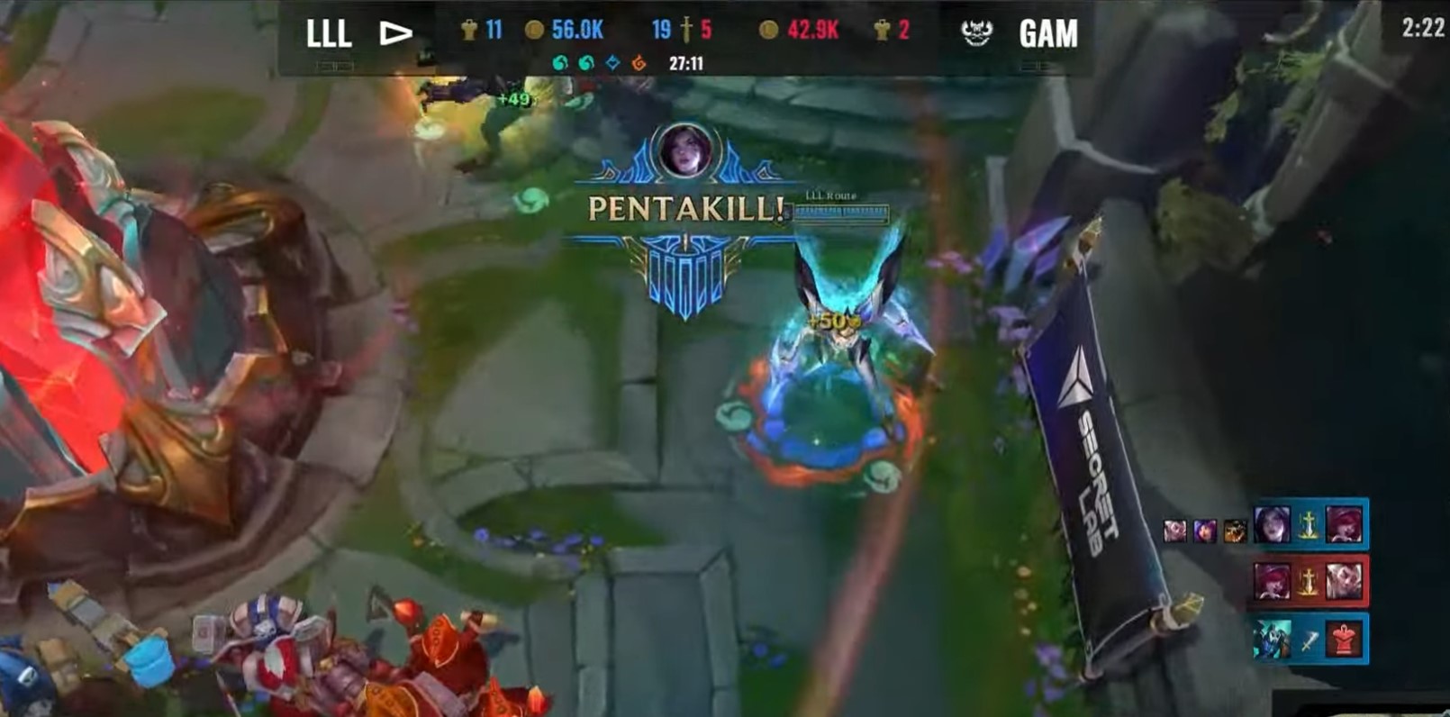 Worlds 2023: LOUD Route faz o primeiro Pentakill do Brasil em mundial; veja o vídeo