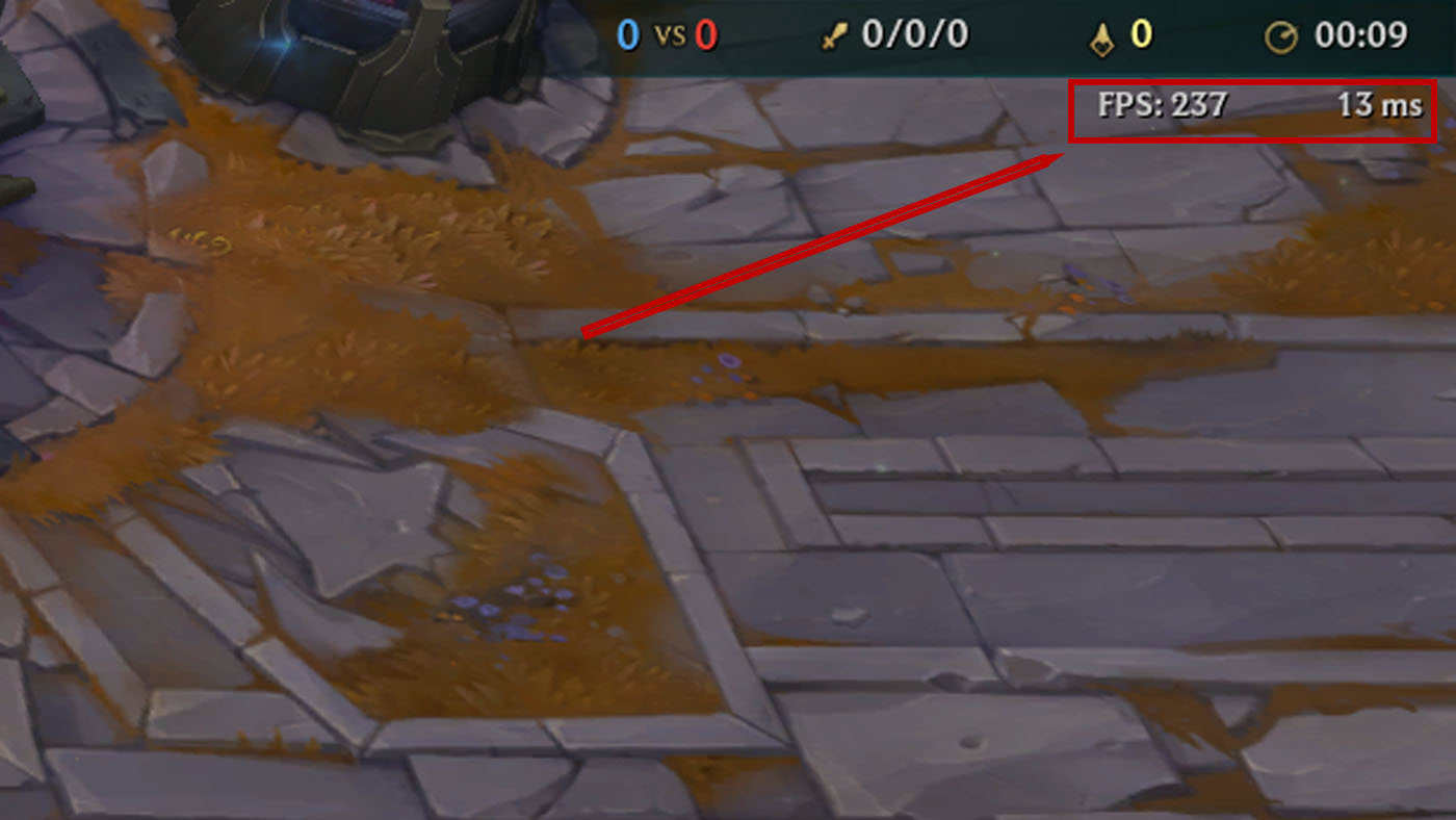 Como mostrar o FPS e ping no LoL em 2025