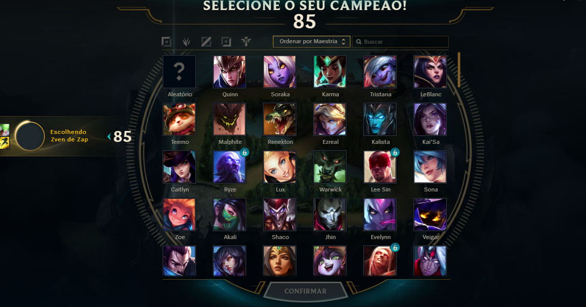 Quantos campeões tem no LoL? Atualizado 2026