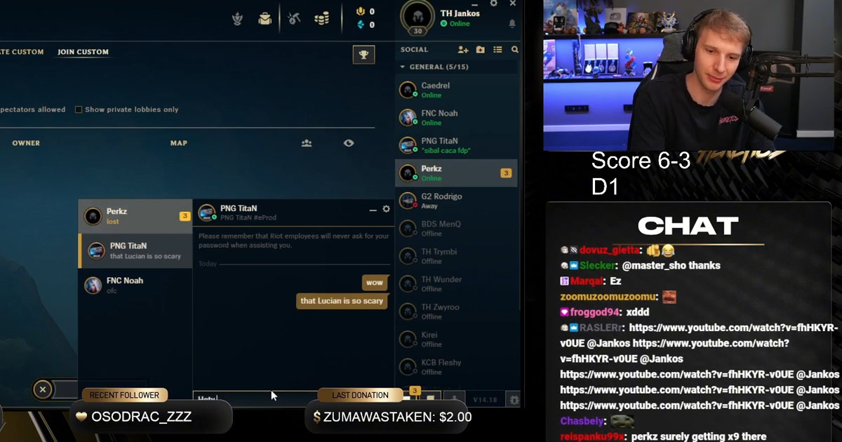 Worlds 2024: Jankos elogia TitaN e diz: “vou torcer pra paiN ir bem”