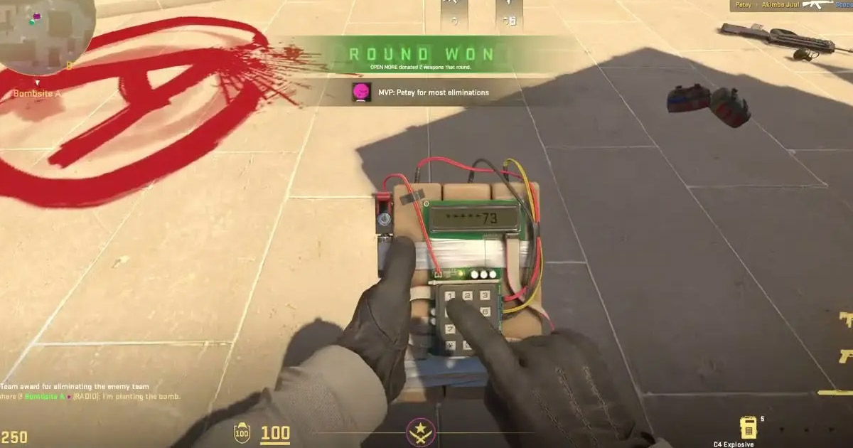 CS2: Valve reverte dano mínimo da C4 em nova atualização