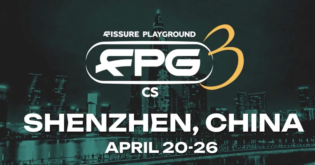 CS2: FISSURE Playground 3 será disputada em Shenzhen, na China