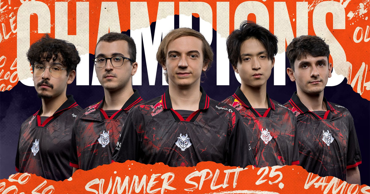 LEC 2025: G2 atropela MKOI na final e conquista 17º título