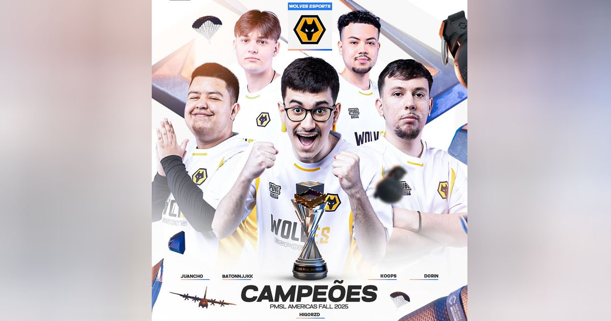 PUBG MOBILE: Wolves Esports vence PMSL Americas Fall e garante vaga no Mundial