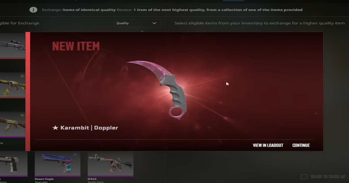 CS2: Como trocar skins por facas e luvas com a nova atualização de contratos (2025)