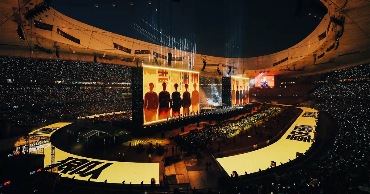 Honor of Kings: Final da KPL 2025 quebra recorde mundial com mais de 62 mil pessoas no evento