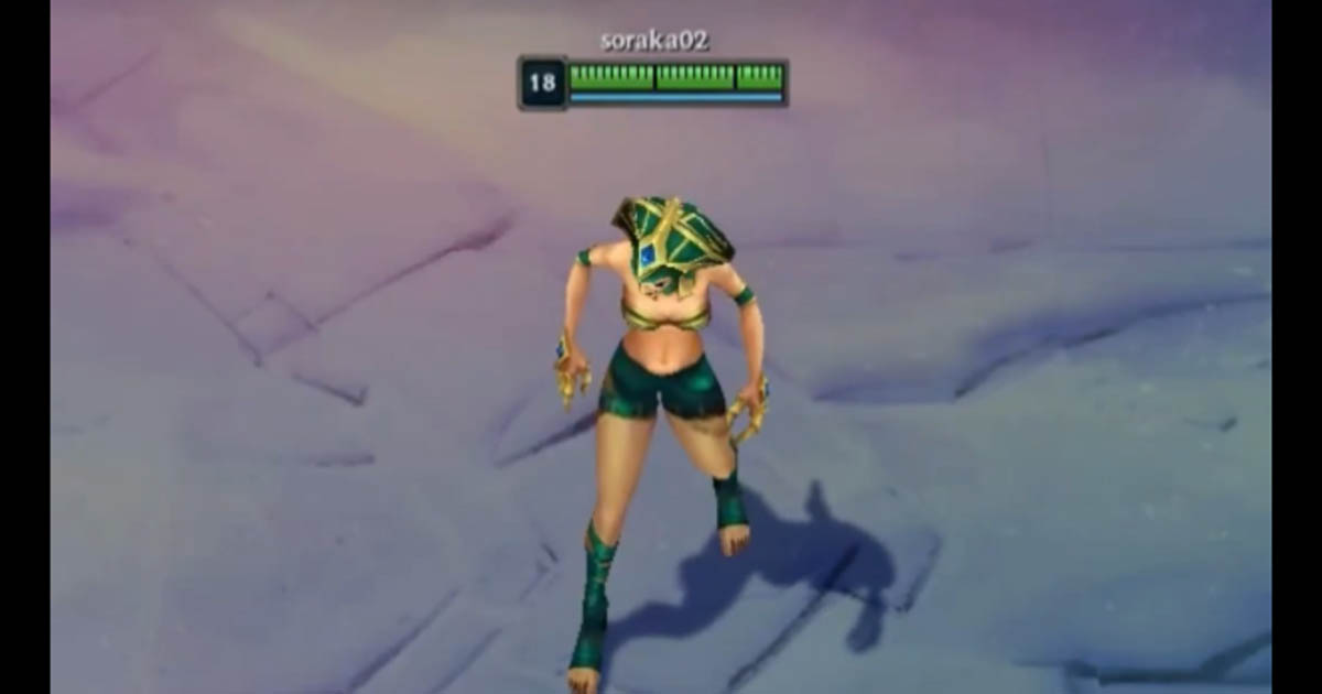 LoL: Jogador faz skin da Cassiopeia com pernas; veja o vídeo