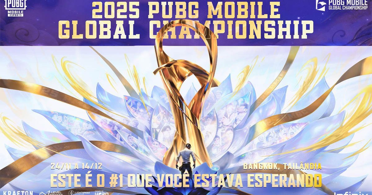 PMGC 2025: Mundial de PUBG Mobile contará com três equipes brasileiras