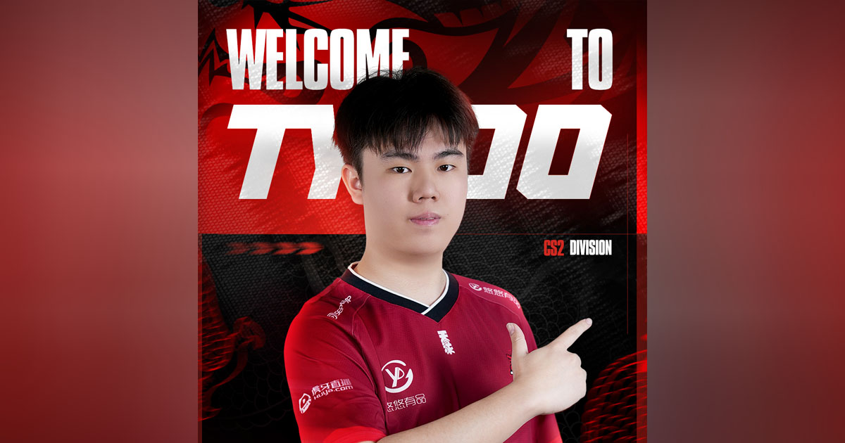 CS2: TYLOO anuncia Zero como novo reforço para a temporada 2026