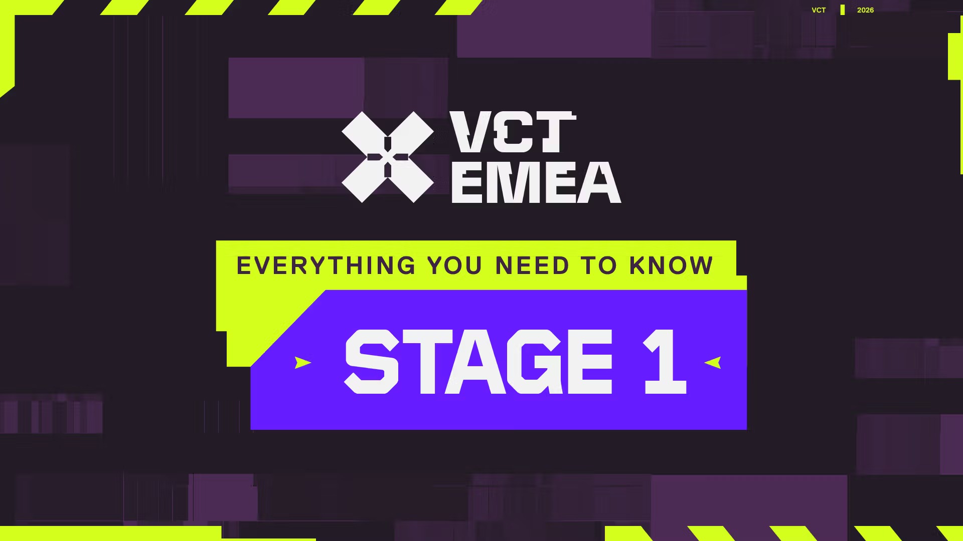 VCT EMEA 2026 Stage 1: Quando começa o torneio de VALORANT?